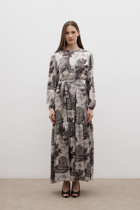 1335-Paris Elbise Siyah