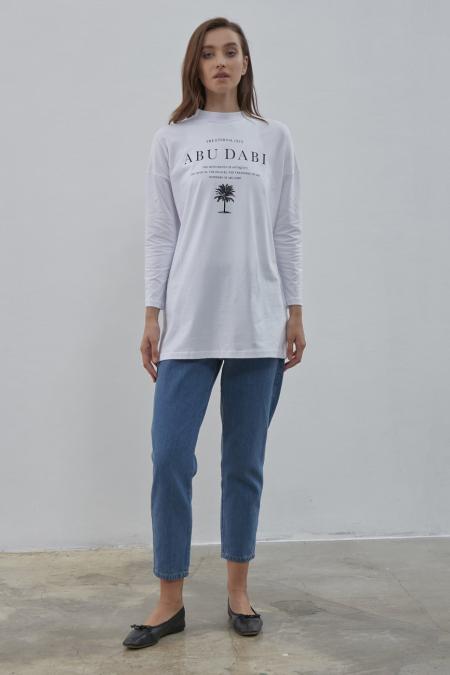 762-Baskılı T-shirt