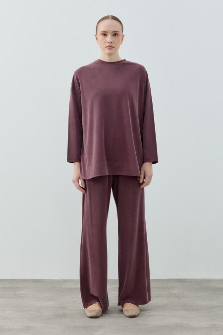 Bambu Comfi Takım-Bordo