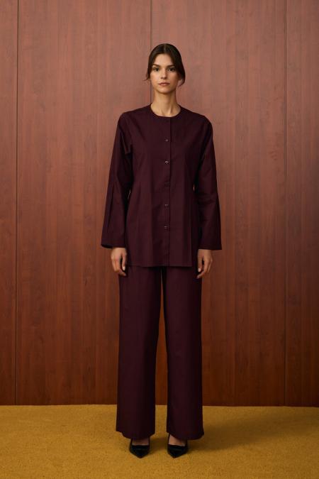 Basıc Şık Takım-Bordo