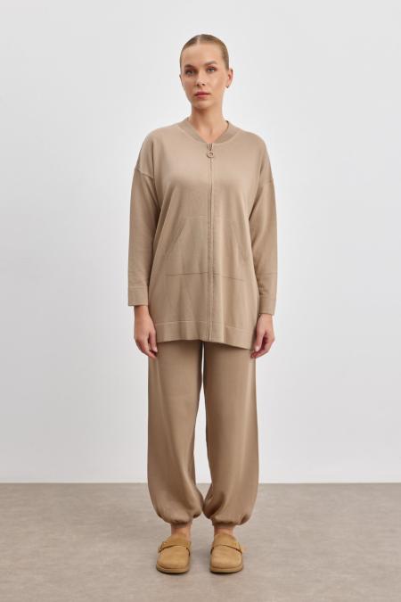 Bohem Hırkalı Takım-Vizon