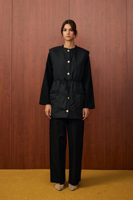 Hue Şişme Yelek-Siyah