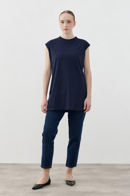 Kolsuz Tshırt-Lacivert