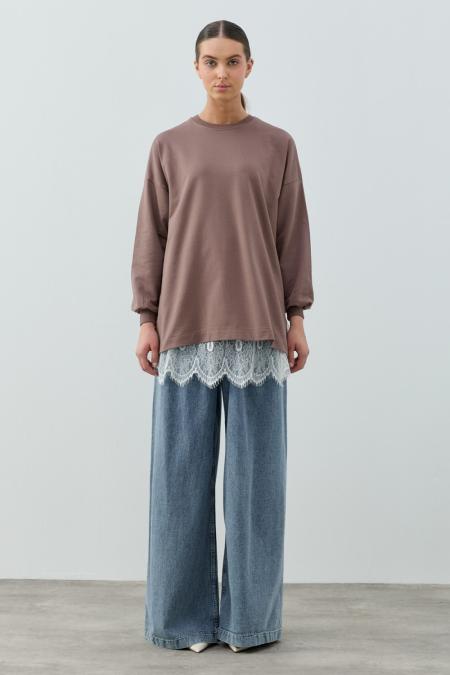 Loli Sweat-Kahverengi