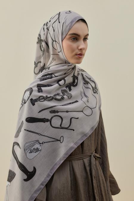 Luxe Minimal Şal-Bej