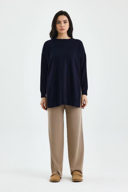 Mila Triko Tunik-Lacivert