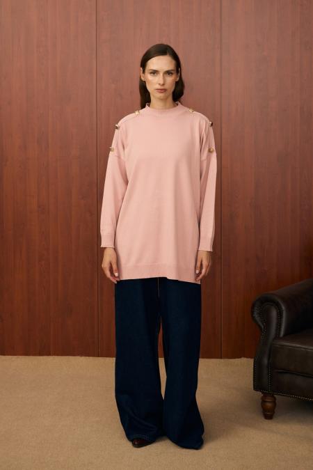 Milano Triko Tunik-Pudra