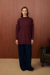 Milano Triko Tunik-Bordo