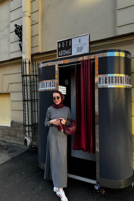 Mini Hırka Takım-Antrasit