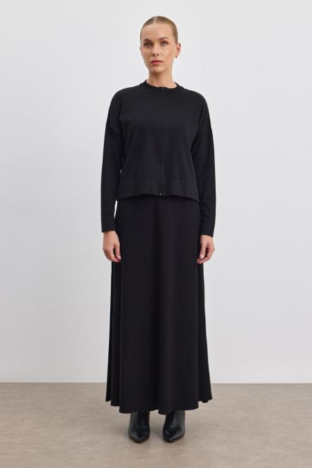 Mini Hırka Takım-Siyah