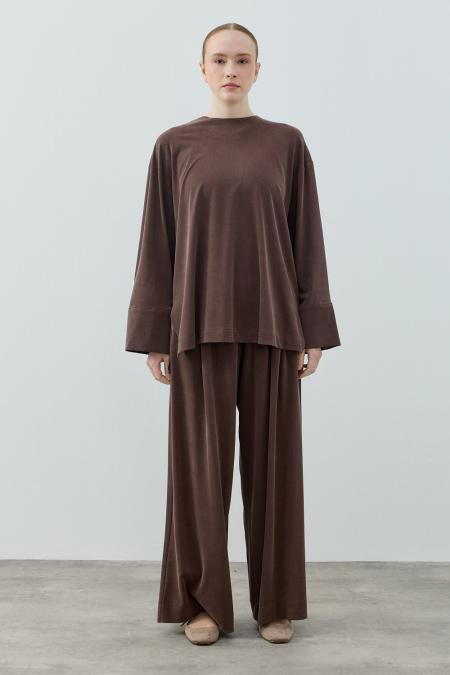 Modal Comfy Takım-Kahverengi