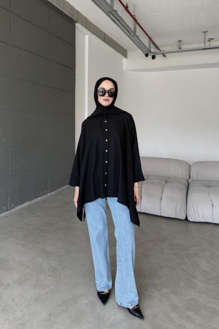 Morocco Gömlek-Siyah