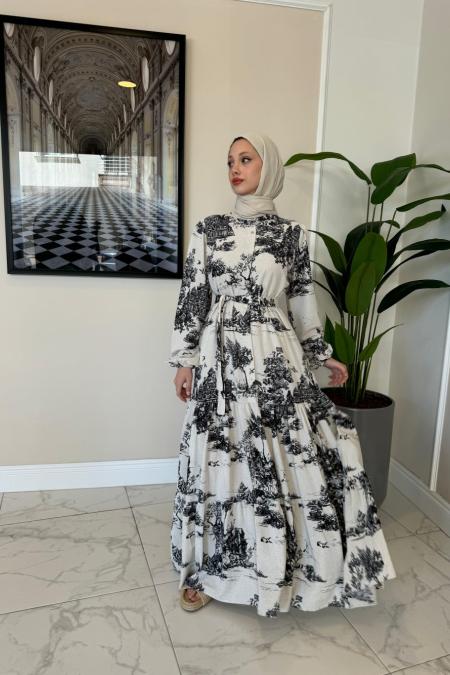 Organik Elbise-Siyah