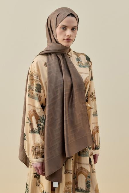 Oriantal Elegance Şal-Kahverengi