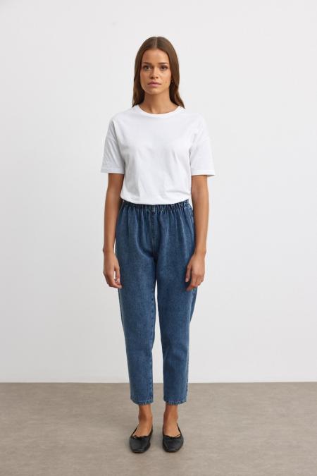 Peru Paça Pantolon-Mavi