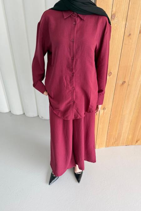 Santa Monica Takım-Bordo