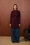 Shine Triko Tunik-Bordo