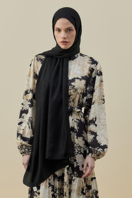 Soft Bambu Şal-Siyah