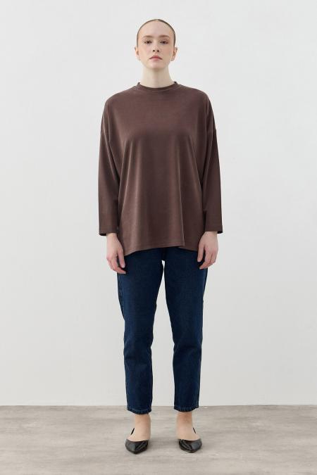 Spor  Modal Tunik-Kahverengi