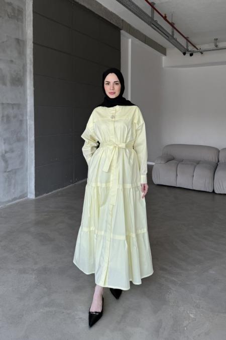 Sun Elbise-Sarı