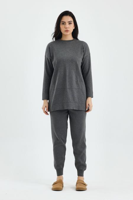 Triko Basic Takım-Antrasit