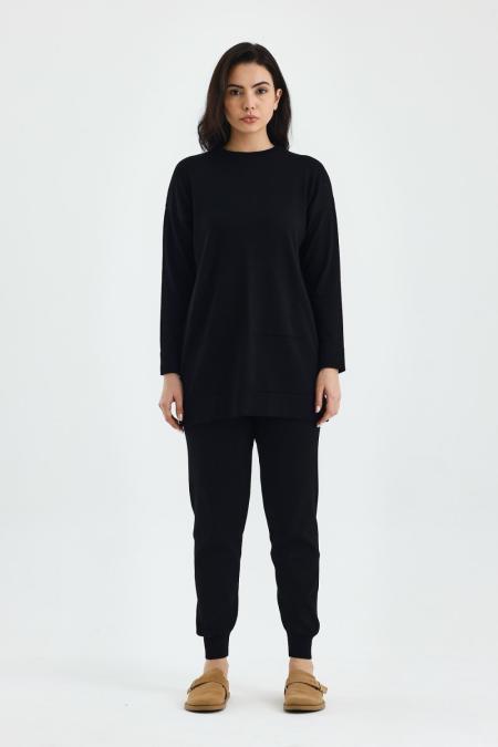 Triko Basic Takım-Siyah