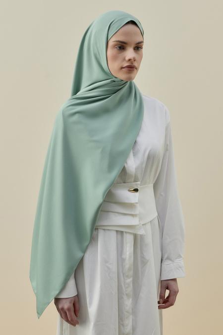 Vintage Şal-Mint Yeşil