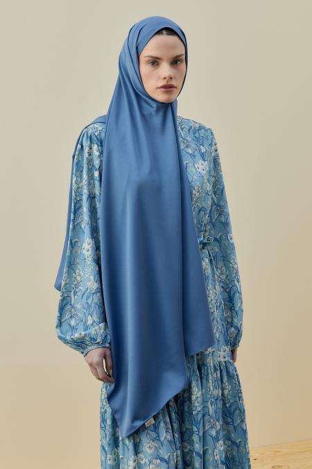 Vintage Şal-İndigo