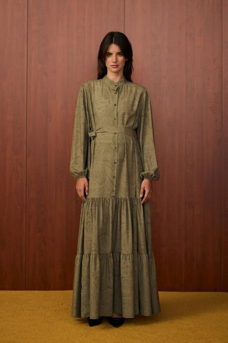Voila Elbise-Yağ Yeşil