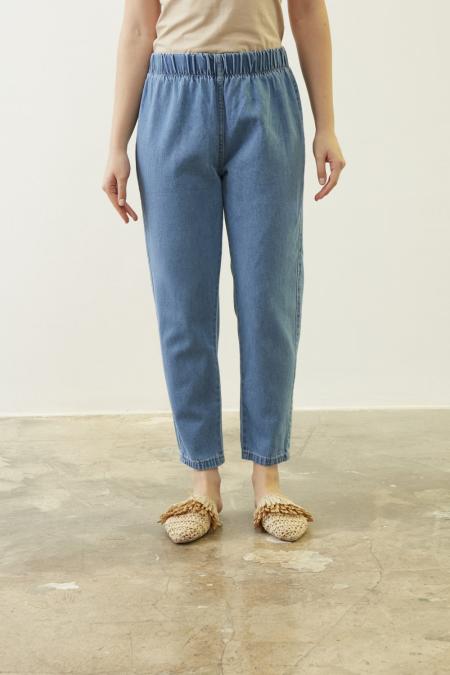 Peru Paça Denim Pantolon-Lacivert-MRW-1513