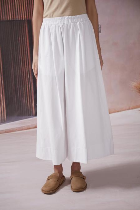 Spor Kanvas Etek-Beyaz