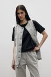 Spor Denim Yelek-Ky Gri