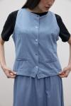 Roma Mini Yelek-Mavi