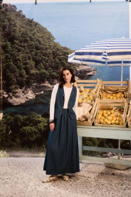 Roma Mini Yelek-Lacivert