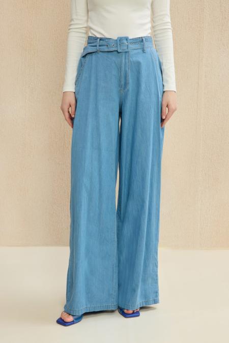 Tensel Pantolon-Mavi