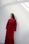 Capri Elbise-Bordo