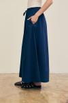 Poplin Basic Etek-Lacivert 