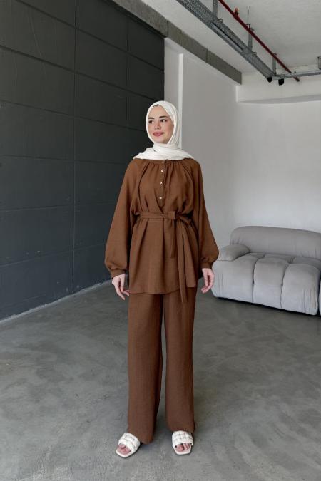 Sardunya Takım-Kahverengi