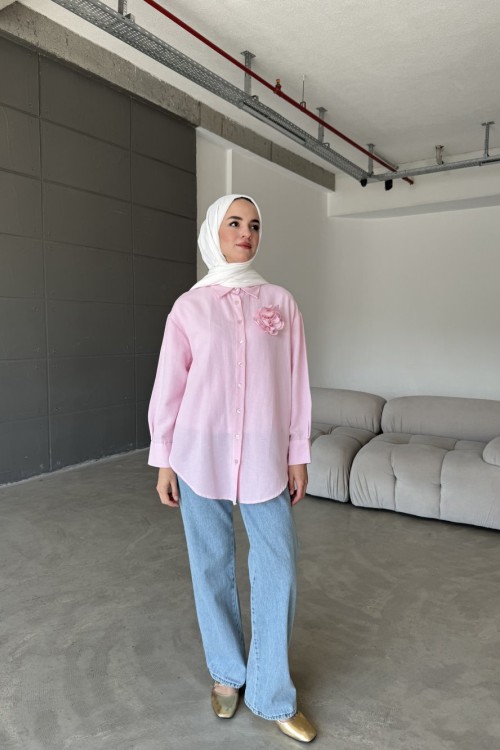 Dream Gömlek-Pembe