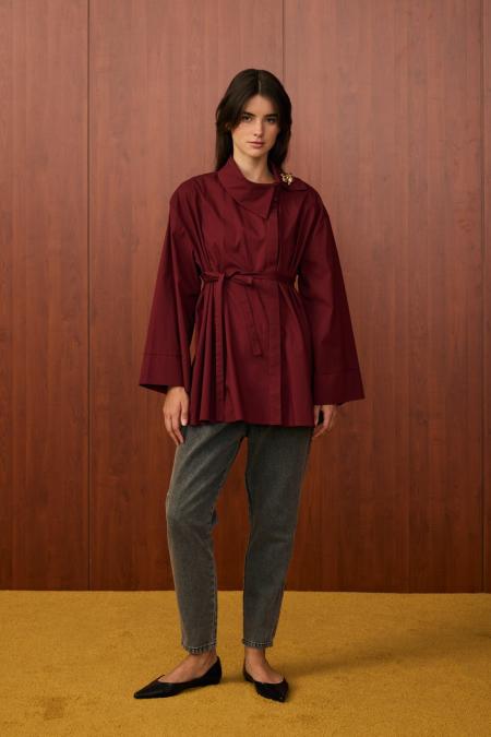Madrid Şık Gömlek-Bordo