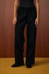 Mara Palazzo Denim Pantolon-Siyah-MRW-1519