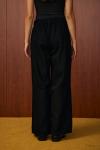 Mara Palazzo Denim Pantolon-Siyah-MRW-1519