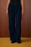 Mara Palazzo Denim Pantolon-Lacivert-MRW-1519