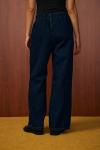 Mara Palazzo Denim Pantolon-Lacivert-MRW-1519