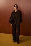 Pop Taşlı Pantolonlu Takım- Acı Kahve -MRW-1593