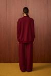 Pop Taşlı Pantolonlu Takım-Bordo -MRW-1593
