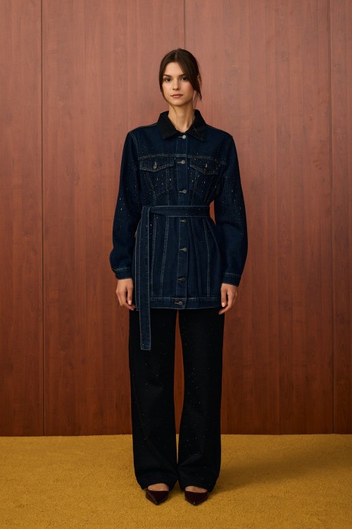 Verona Taş Denim Ceket-Lacivert-MRW-1566