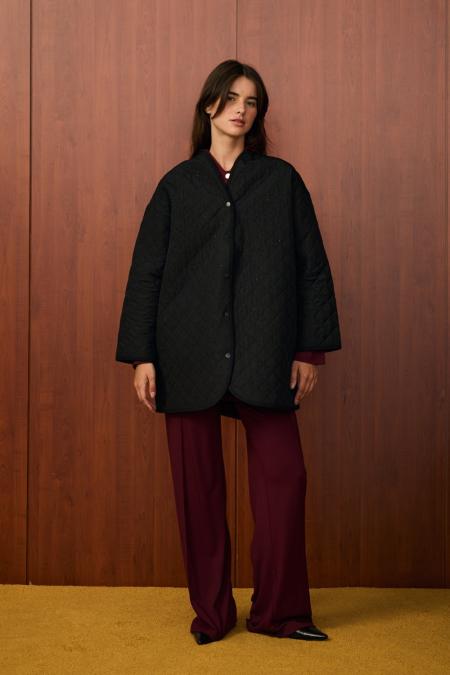 Taşlı Hafif Kap-Siyah