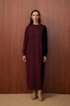 Blok Elbise-Bordo-MRW-1504