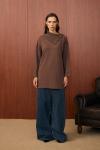 Yaka Verev Tunik-Kahverengi-MRW-1558